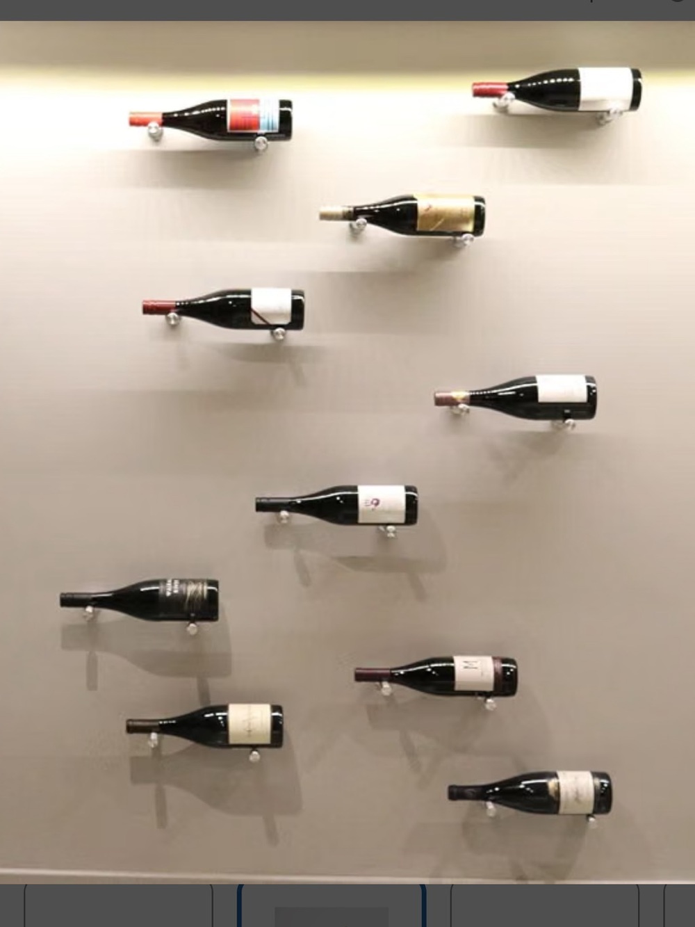 Vintage Black Vino Pins Wine Label Holders- 15 bottles set